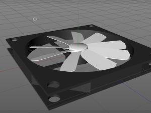 Computer cooler 3D मॉडल