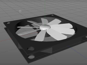 Компьютерный кулер 3D Модель