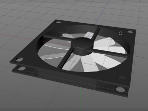 Computer cooler 3Dモデル