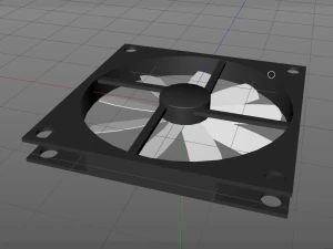 Computer cooler 3D Model