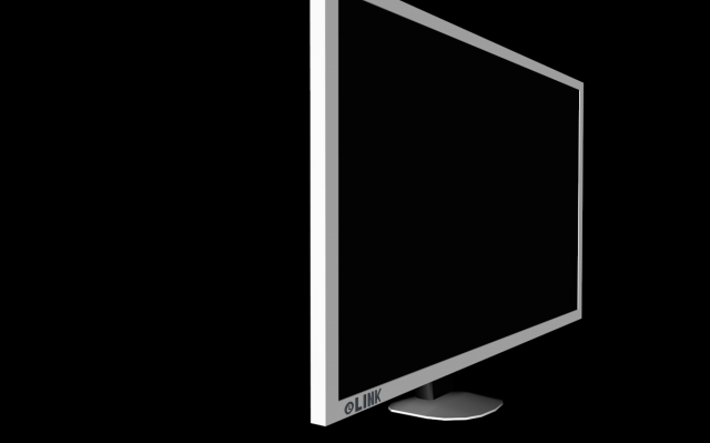 Monitor Model 3D .c4d .max .obj .3ds .fbx .stl .blend 
