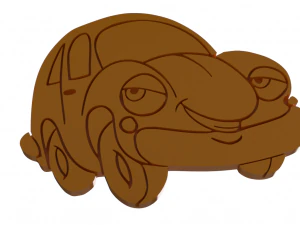 bentuk kue mobil Model Cetak 3D