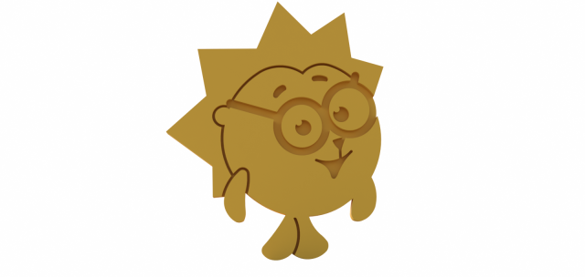 shape cookie hedgehog 3Dプリントモデル .c4d .max .obj .3ds .fbx .stl .blend 