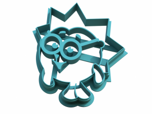 shape cookie hedgehog 3Dプリントモデル
