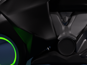 neon bike 3D Model