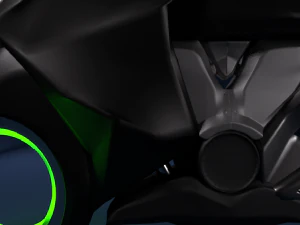 neon bike 3D Model