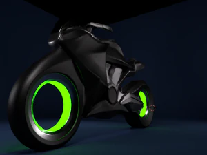 neon bike 3D Model