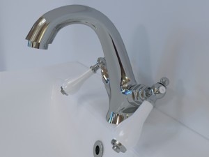 washbasin wave Modèle 3D