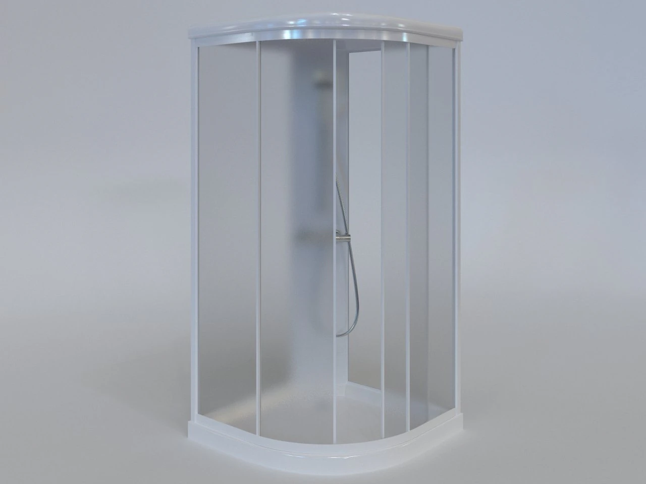 shower cabin 3D Model .c4d .max .obj .3ds .fbx .stl .blend 