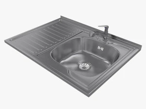 sink and fuacet 3D Model