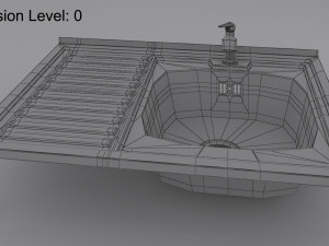 sink and fuacet Model 3D