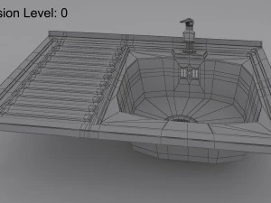 sink and fuacet 3D Model