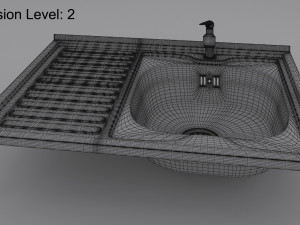 sink and fuacet Model 3D