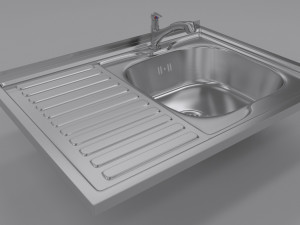 sink and fuacet Model 3D