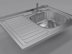 sink and fuacet 3D Model