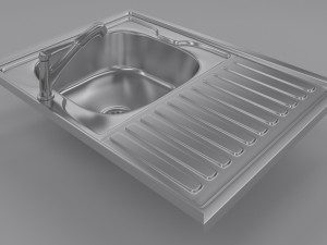 sink and fuacet Model 3D
