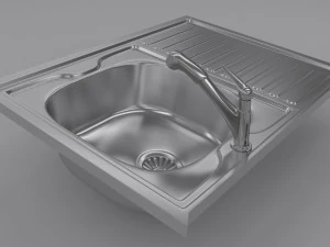 sink and fuacet 3D Model