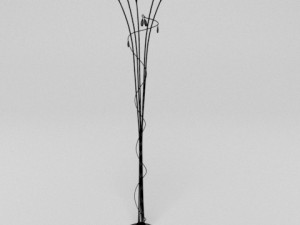 floor lamp aereo gold 711753 3D Model