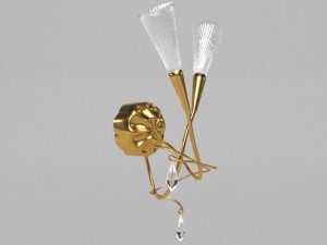 collection aereo gold 3D Model