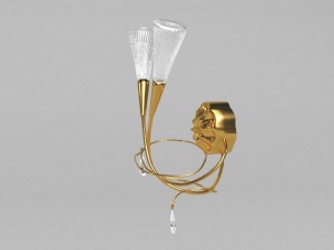 collection aereo gold 3D Model