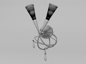 collection aereo gold 3D Model