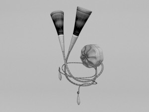 collection aereo gold 3D Model