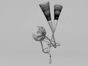 collection aereo gold 3D Model