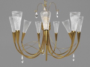collection aereo gold 3D Model