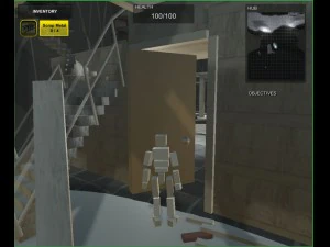 a simple door set 3D Model