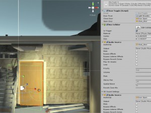 a simple door set Model 3D