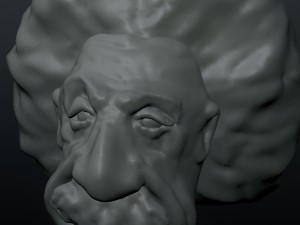 albert einsteins head 3D 打印模型