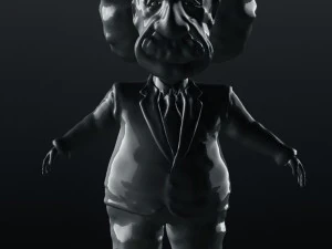 Albert Einstein Modèles 3D en vedette