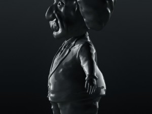 albert einstein 3Dプリントモデル