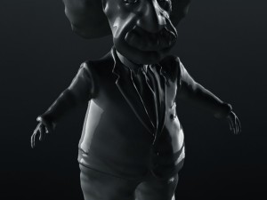 albert einstein 3Dプリントモデル