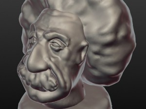 albert einstein Modello di stampa 3D