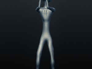 jazz clarinet player 3D Print Model
