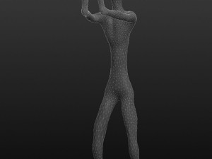 jazz clarinet player 3D Print Model