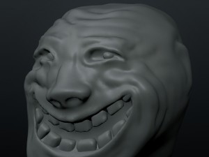 trollface 3D Принт Модель