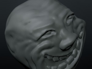 trollface 3D Принт Модель