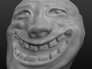 trollface 3D Принт Модель