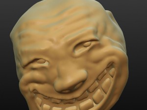 trollface 3D Принт Модель