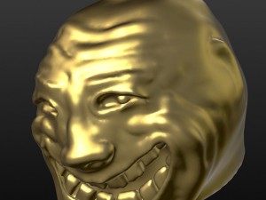 trollface 3D Принт Модель