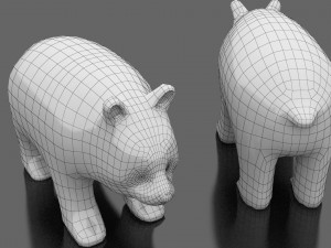 panda bear 3Dモデル