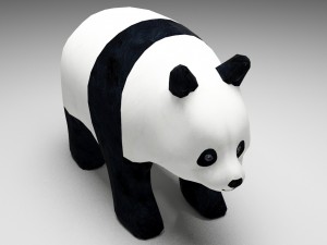 panda bear 3D Model