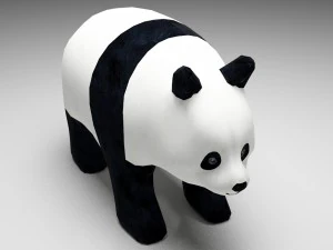 urso panda Modelo 3D