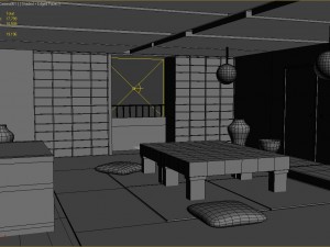 japanese room 3Dモデル