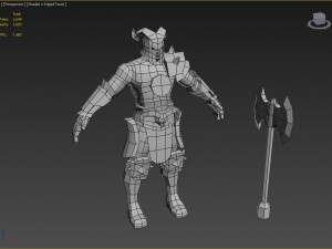 warrior Modelo 3D