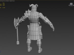 warrior Modelo 3D