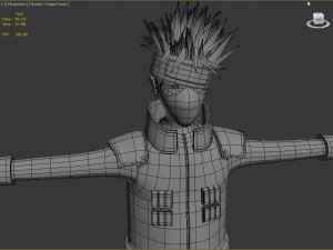 kakashi Modelo 3D