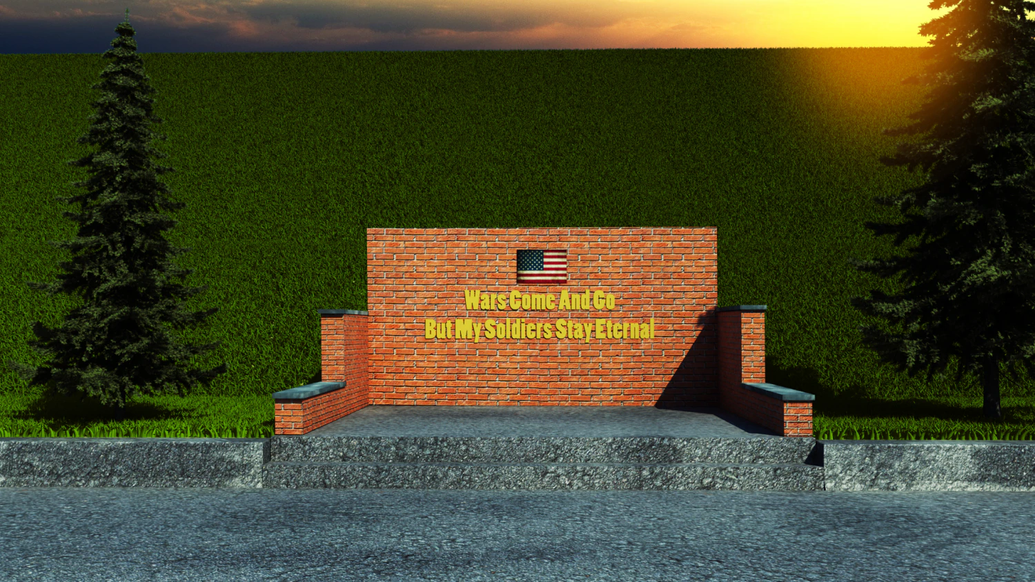 memory soldiers 3D Model .c4d .max .obj .3ds .fbx .stl .blend
